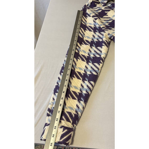 Boohoo Man Men's M Streetwear Purple Woven Button Down Shirt Shacket Grunge - Picture 10 of 11